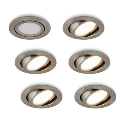 LED-inbouwspot Opaco RVS 5W dimbaar IP54