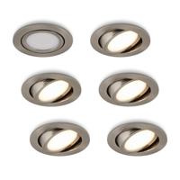 LED-inbouwspot Opaco RVS 5W dimbaar IP54