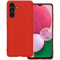 Basey Samsung Galaxy A13 5G Hoesje Siliconen Hoes Case Cover -Rood - thumbnail