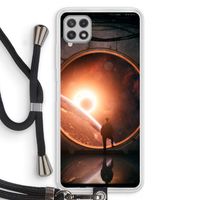 Ephemeral: Samsung Galaxy A22 4G Transparant Hoesje met koord