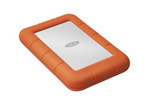 LaCie Rugged Mini externe harde schijf 1 TB 5400 RPM 2.5" Micro-USB B 3.2 Gen 1 (3.1 Gen 1) Oranje, Zilver