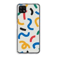 Illustratieve pop 2: Samsung Galaxy A22 5G Transparant Hoesje Illustratieve pop 2: Samsung Galaxy A22 5G Transparant Hoesje
