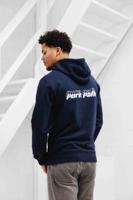 Pure Path Dimensional Script Hoodie Heren Donkerblauw - Maat L - Kleur: Donkerblauw | Soccerfanshop