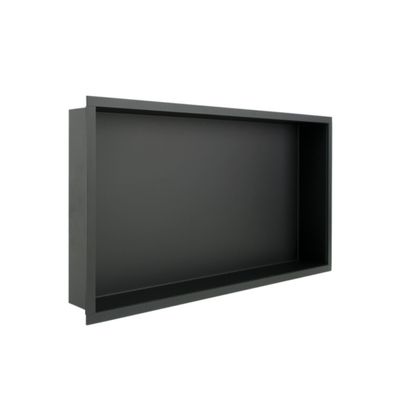 Wiesbaden Inbouwnis | Exellence | 30x60x7cm | RVS Mat Zwart