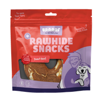 Braaaf Rawhide Donut Rund & Vis