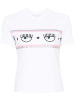 Chiara Ferragni t-shirt à imprimé Maxi Logo - Blanc