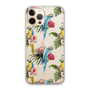 Kleurrijke papegaaien: iPhone 13 Pro Max Transparant Hoesje