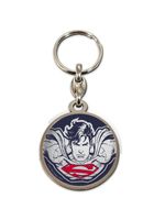 DC Comics: Superman Face Round Metal Keychain