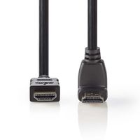 High Speed HDMI-kabel met Ethernet | HDMI-connector - HDMI-connector 90° haaks | 1,5 m | Z - thumbnail