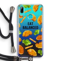 Eat Balanced: Huawei P Smart (2019) Transparant Hoesje met koord