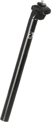 zadelpen vast 27.2 x 350 mm aluminium zwart