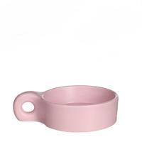 Ideas 4 Seasons Chubby kaarsenhouder roze 13,5x9,5cm