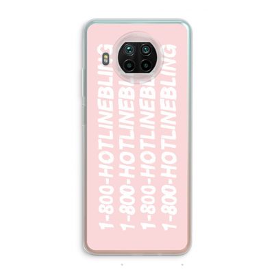 Hotline bling pink: Xiaomi Mi 10T Lite 5G Transparant Hoesje