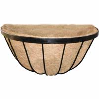 Siena Garden Wrought J58090 Plantenhanger Staal, Kokos Zwart, Natuur Siena Garden Wrought J58090 Plantenhanger Staal, Kokos Zwart, Natuur