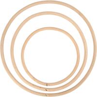 Creativ Company 50238 ring Vrouw Bamboo Hout - thumbnail