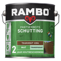 Rambo Pantserbeits Schutting Mat Transparant 2,5 liter - Teakhout - thumbnail