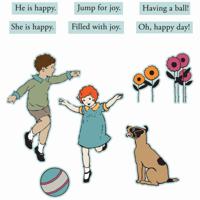 Sizzix • clear stamps with framelits play time 41pcs