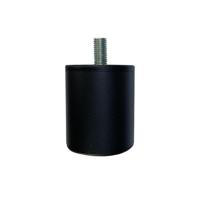 Stalen meubelpoot zwart rond ø 5 cm en hoogte 6 cm (M10) Stalen meubelpoot zwart rond ø 5 cm en hoogte 6 cm (M10)