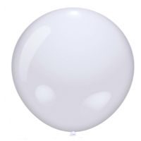 Mega ballon wit 90 cm diameter - thumbnail