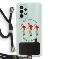 Jingle Ladies: Samsung Galaxy A52s 5G Transparant Hoesje met koord