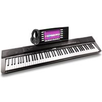 MAX KB6 digitale piano met 88 aanslaggevoelige toetsen en koptelefoon - thumbnail