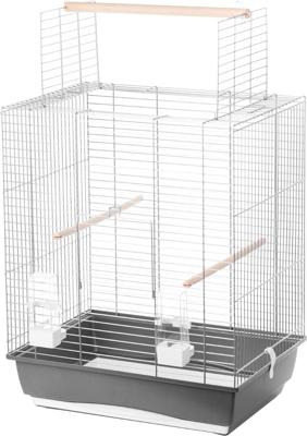 Interzoo vogelkooi Big Ara zilver/grijs - Gebr de boon