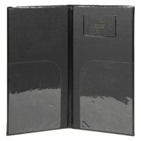 Betaalmap Securit ruimte voor geld en betaalpas zwart