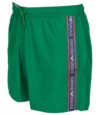 Armani Zwemshort logo band groen