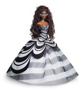 Mattel Signature - 65th Anniversary Collectible - Brown hair, black and white gown pop - thumbnail