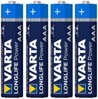 Varta longlife power micro aaa battery (4 pieces)