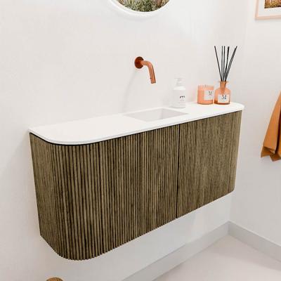 Toiletmeubel Mondiaz Joya | 93.2 cm | Meubelkleur Dusk | Faye wastafel Talc Midden | Zonder kraangat(en) Toiletmeubel Mondiaz Joya | 93.2 cm | Meubelkleur Dusk | Faye wastafel Talc Midden | Zonder kraangat(en)