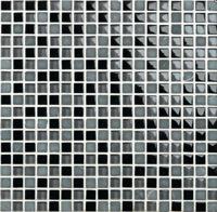 Crystal Marmor Darwin mozaiek 15x15 mm grijs glans - thumbnail