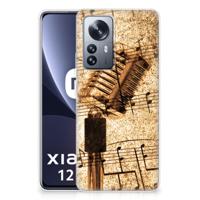 Xiaomi 12 Pro | Siliconen hoesje | met foto Bladmuziek