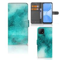 Hoesje OPPO A73 5G Painting Blue Hoesje OPPO A73 5G Painting Blue