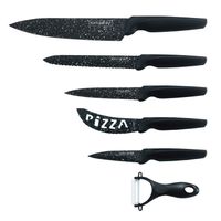 Royalty Line RL-MB5N;Knife Set met marmeren coating 6pcs