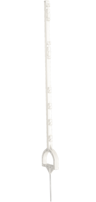 ZoneGuard Instappaal Stijgbeugel 115 cm wit