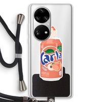 S(peach)less: Huawei P50 Pro Transparant Hoesje met koord