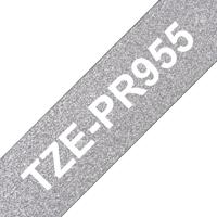 Brother TZe-PR955 Labeltape Tapekleur: Zilver Tekstkleur: Wit 24 mm 8 m - thumbnail