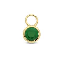 14K Geelgouden Oorringhanger Mei Geboortesteen 8,5x6mm - Per Stuk