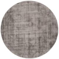 Veer Carpets - Karpet Viscose Rond Dark Grey ø200 cm - thumbnail