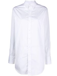 SA SU PHI chemise en coton à manches longues - Blanc