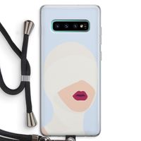 Incognito: Samsung Galaxy S10 Plus Transparant Hoesje met koord