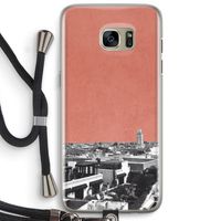 Marrakech Skyline : Samsung Galaxy S7 Edge Transparant Hoesje met koord