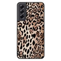 Samsung Galaxy S21 FE hoesje - Golden wildcat