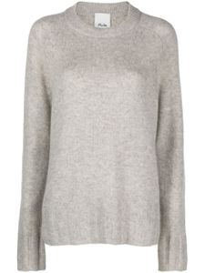 Allude pull en maille à col ras-de-cou - Gris