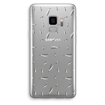 Hipster stripes: Samsung Galaxy S9 Transparant Hoesje
