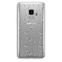 Hipster stripes: Samsung Galaxy S9 Transparant Hoesje