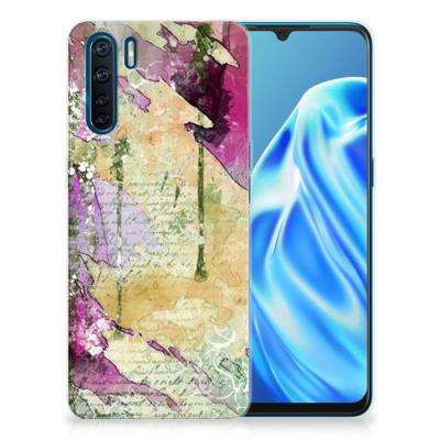Smartphone hoesje OPPO A91 Letter Painting Smartphone hoesje OPPO A91 Letter Painting