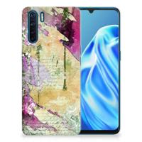 Smartphone hoesje OPPO A91 Letter Painting