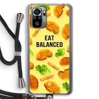 Eat Balanced: Xiaomi Redmi Note 10S Transparant Hoesje met koord